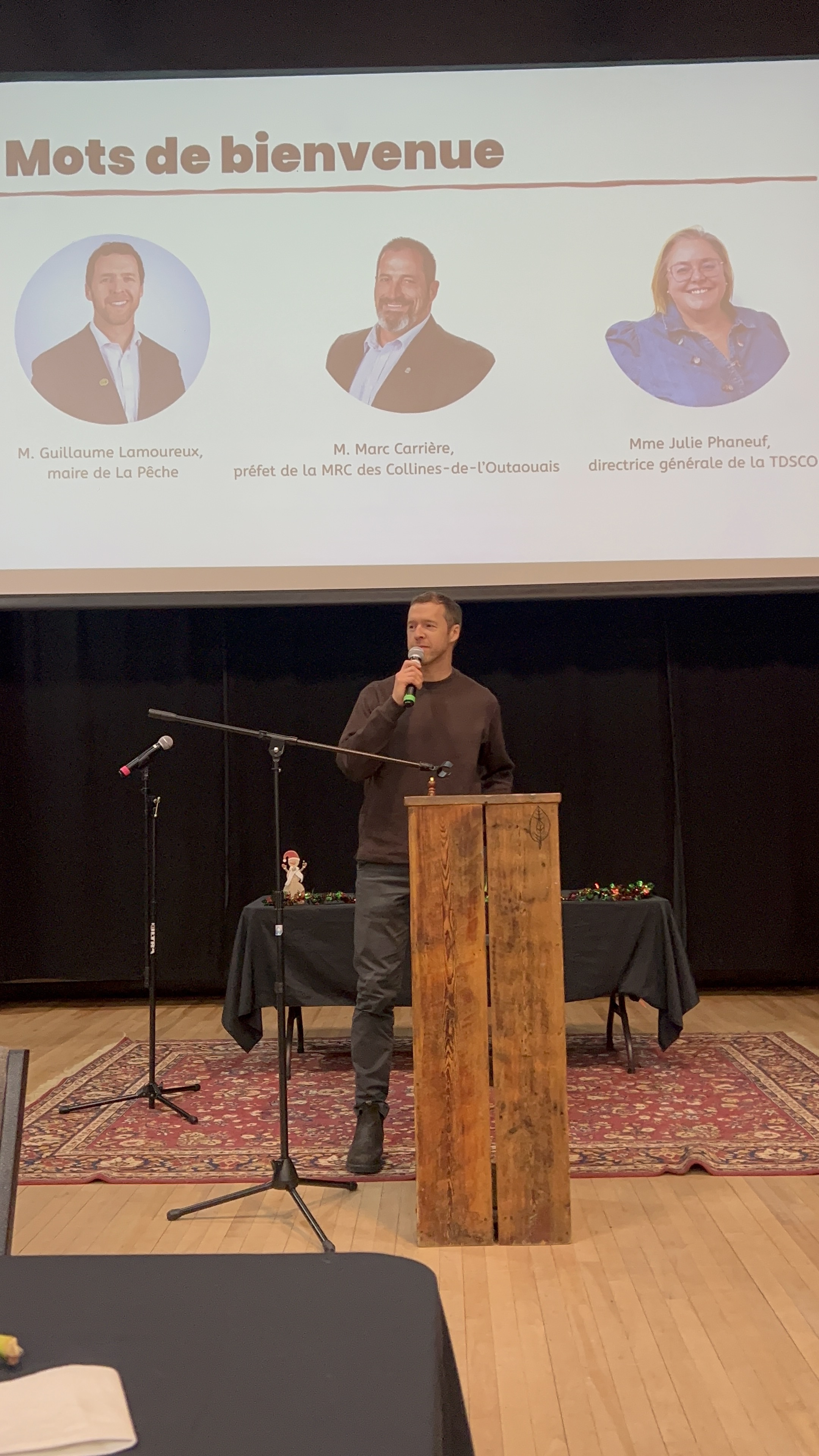 Guillaume Lamoureux, maire de La Pêche